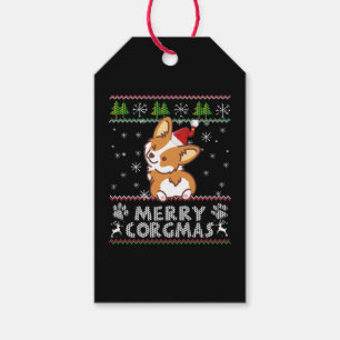 Joyeux Corgmas Weihnachten Corgi Geschenkanhänger