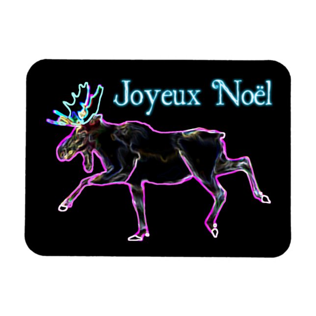 Joyeux Noё l - Electric Moose Magnet (Horizontal)