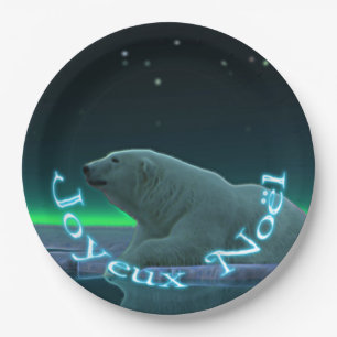 Joyeux Noё l - Ice Edge Polar Bear Pappteller