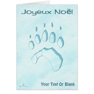 Joyeux Noё l - Polar Bear Paw Print