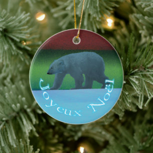 Joyeux Noё l - Polar Lights Polar Bear Keramikornament