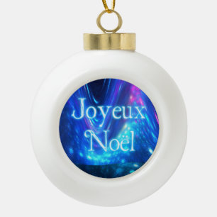 Joyeux Noё l - Qaanaq - Nord Keramik Kugel-Ornament