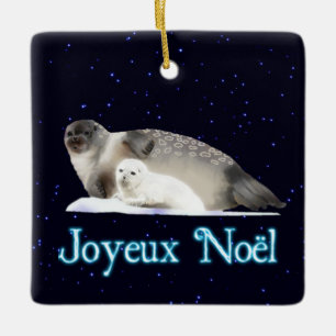 Joyeux Noё l - Ringed Siegel Keramikornament