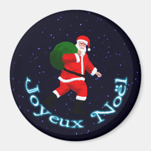 Joyeux Noё l - Santa Claus Magnet