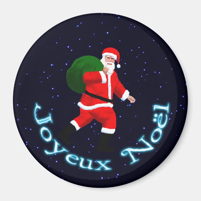 Joyeux Noё l - Santa Claus Magnet (Vorne)