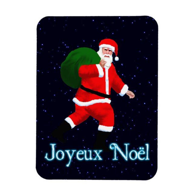 Joyeux Noё l - Santa Claus Magnet (Vertikal)