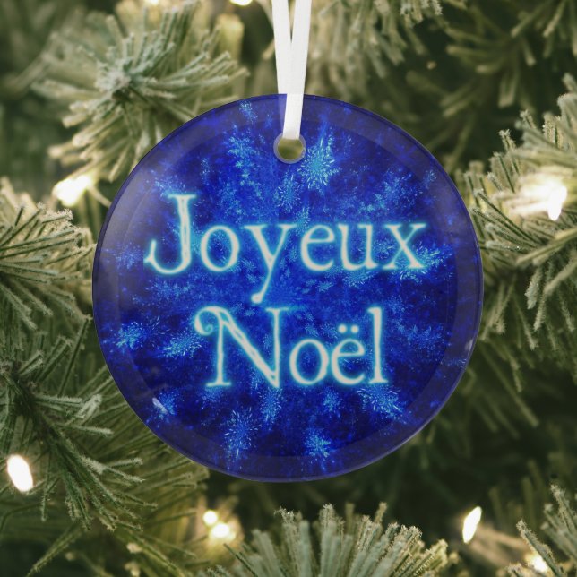 Joyeux Noё l - Snowburst Ornament Aus Glas (InSitu)