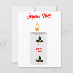 Joyeux Noël Card Feiertagskarte