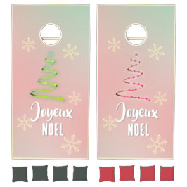 Joyeux Noel Christmas Tree Snowflakes