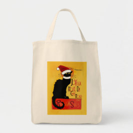 Joyeux Noël Du Chat Noir Tragetasche