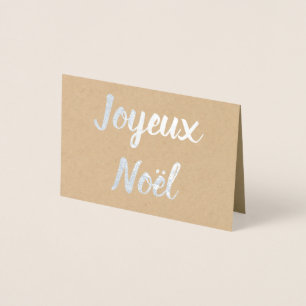 Joyeux Noël Folienkarte