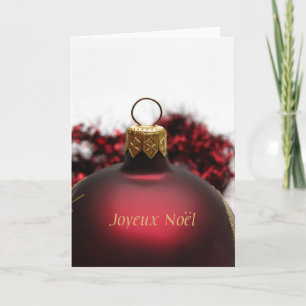 Joyeux Noël French Weihnachtskarte Feiertagskarte