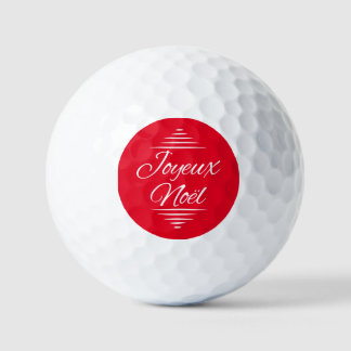 Joyeux Noel - French Xmas wishes Golfball