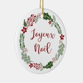 Joyeux Noël Keramik Ornament