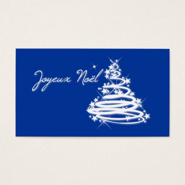 Joyeux Noël mit Weihnachtsbaum (Vorderseite)