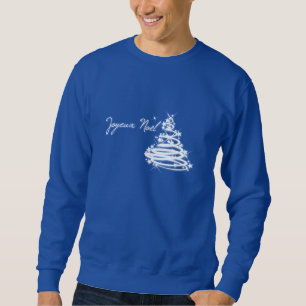Joyeux Noël mit Weihnachtsbaum Sweatshirt