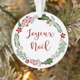 Joyeux Noël Ornament