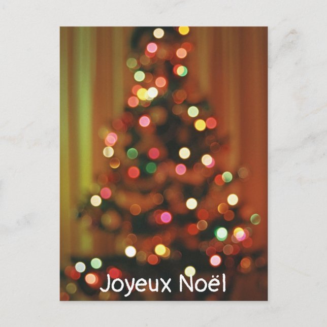 Joyeux Noël Postkarte (Vorderseite)