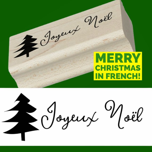 Joyeux Noël und Tree Gummistempel (Von Creator hochgeladen)