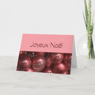 Joyeux Noël Weihnachtsschmuck Feiertagskarte