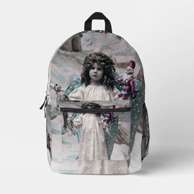 Joyeux Weihnachten Bedruckter Rucksack (Vorderseite)