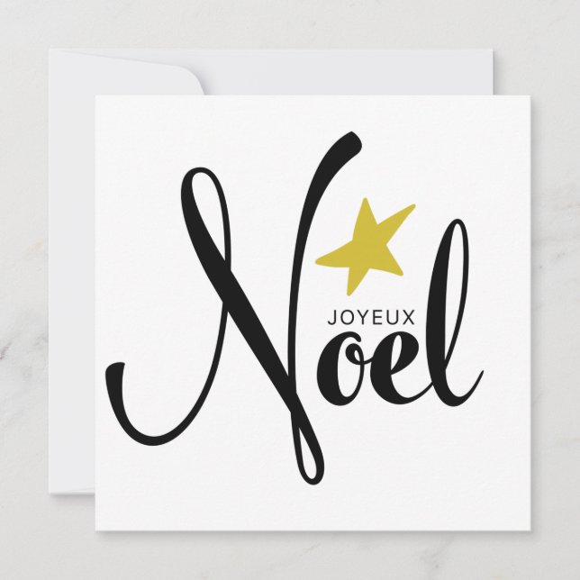 Joyeux Weihnachten Christmas (Vorderseite)