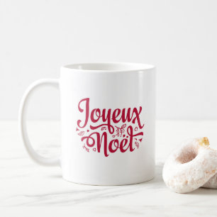 Joyeux Weihnachten Französisch Weihnachtsgrüße  Kaffeetasse