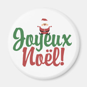 Joyeux Weihnachten Frohe Weihnachten Magnet