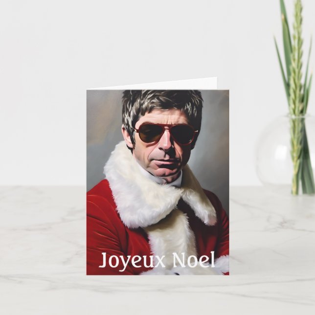 Joyeux Weihnachten Holiday Card (Vorderseite)