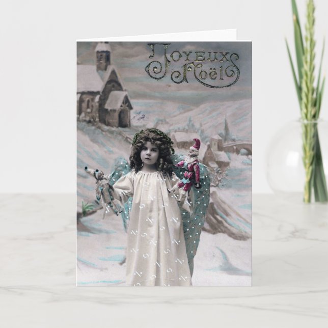Joyeux Weihnachten Karte (Vorderseite)
