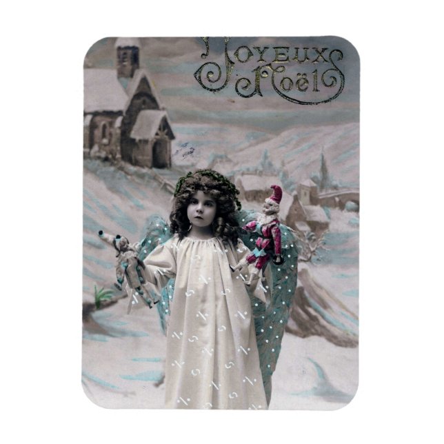 Joyeux Weihnachten Magnet (Vertikal)