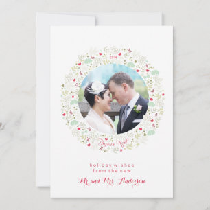 Joyeux Weihnachten Newlyw Christmas Card