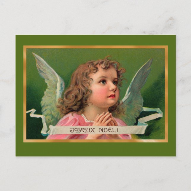 Joyeux Weihnachten Postcard (Vorderseite)