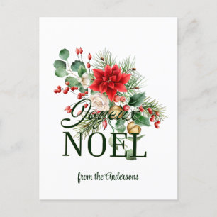 Joyeux-Weihnachten Postkarte