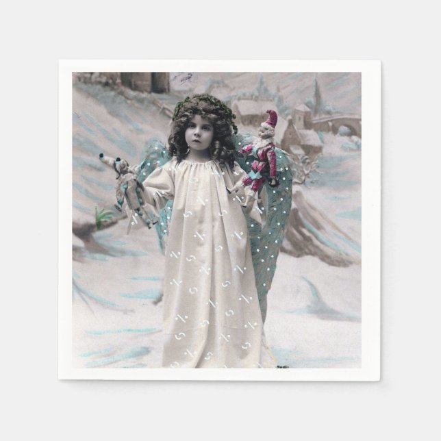 Joyeux Weihnachten Serviette (Vorderseite)