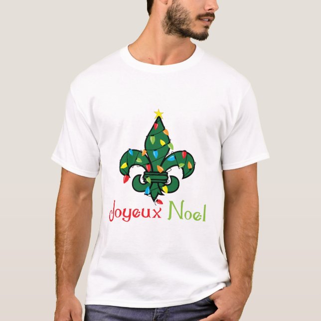 Joyeux-Weihnachten T-Shirt (Vorderseite)