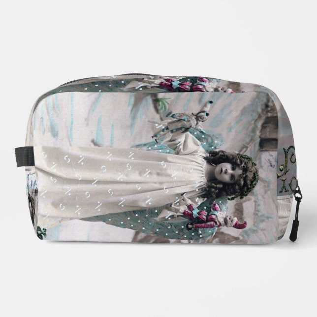 Joyeux Weihnachten Waschbeutel (Vorderseite)