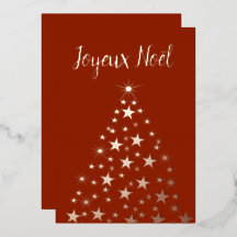 Joyeux Weihnachten Weihnachtsbaumstars Rose Golden