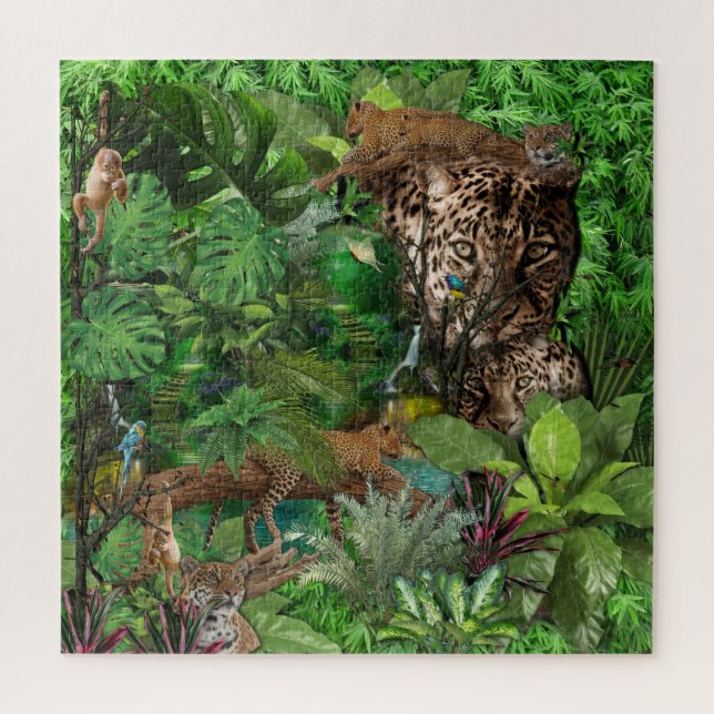 Joyful African Jungle Puzzle (Vertikal)