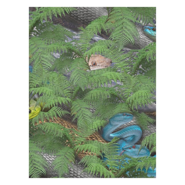 Joyful African Jungle Tischdecke (Vorderseite)