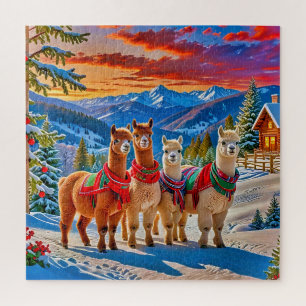 Joyful alpacas puzzle