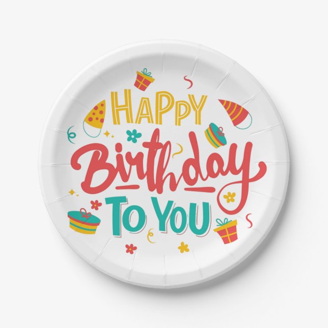 Joyful Birthday Paper Teller (Vorderseite)