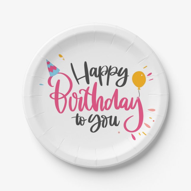 Joyful Birthday Paper Teller (Vorderseite)