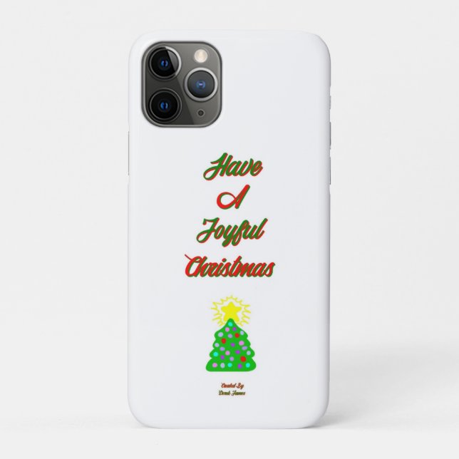 Joyful Christmas Apple iPhone 11 Pro Fall Case-Mate iPhone Hülle (Rückseite)