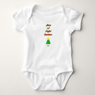 Joyful Christmas Baby Jersey Bodysuit Strampler