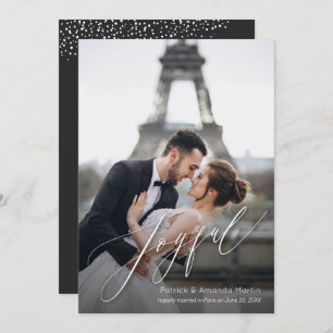 Joyful Christmas Foto Feiertagskarte