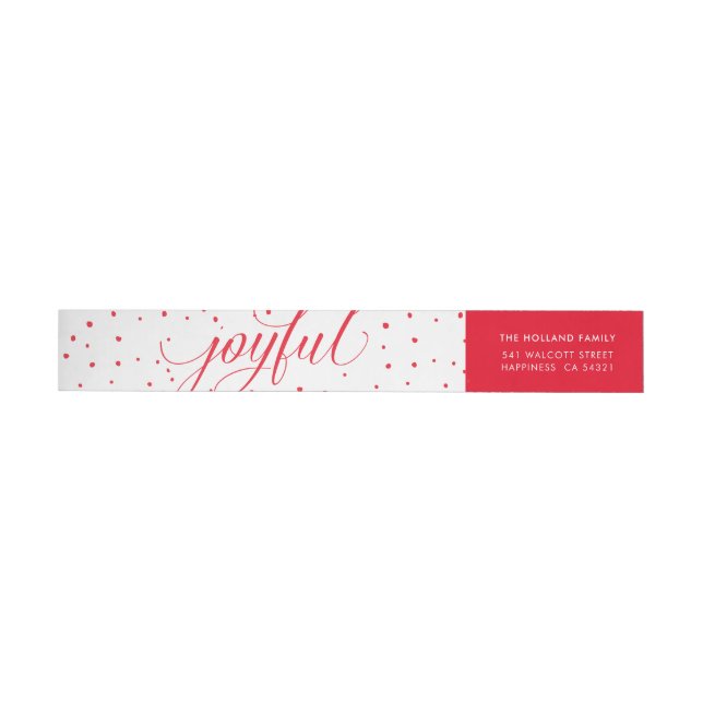 JOYFUL CHRISTMAS HOLIDAY Stilvoll kalligraphisch r (Person)