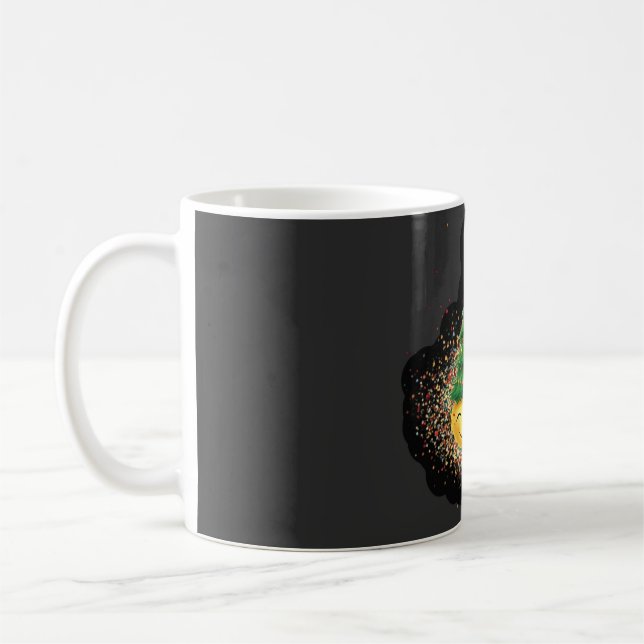 "Joyful Christmas: Merry Tree Design" Kaffeetasse (Links)