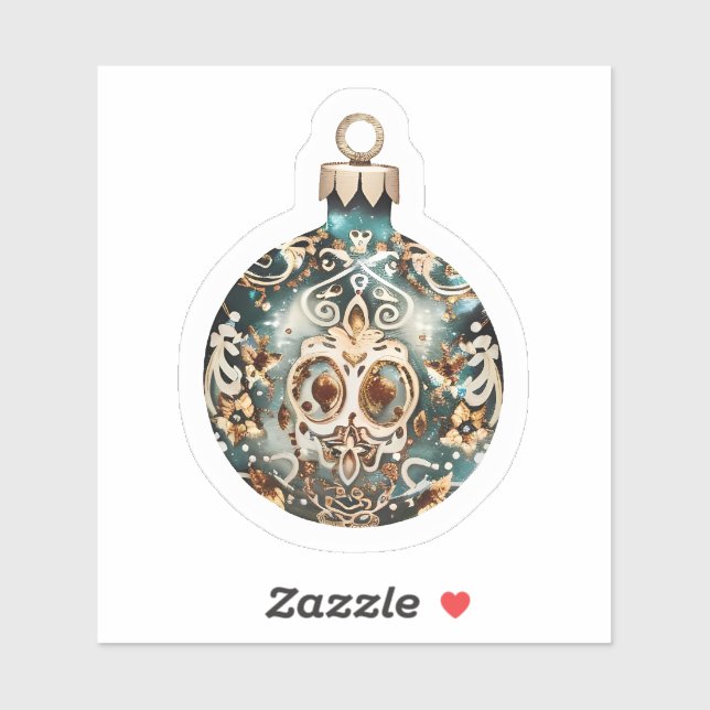 Joyful Christmas Ornament: Schöne Handarbeit Aufkleber (Blatt)