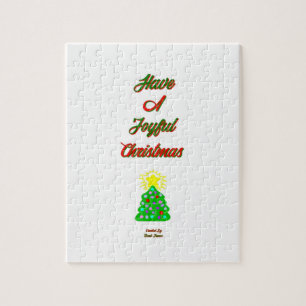 Joyful Christmas Puzzle 20,3 cm x 25,4 cm